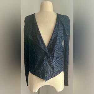 IKKS: Navy Lace Jacket